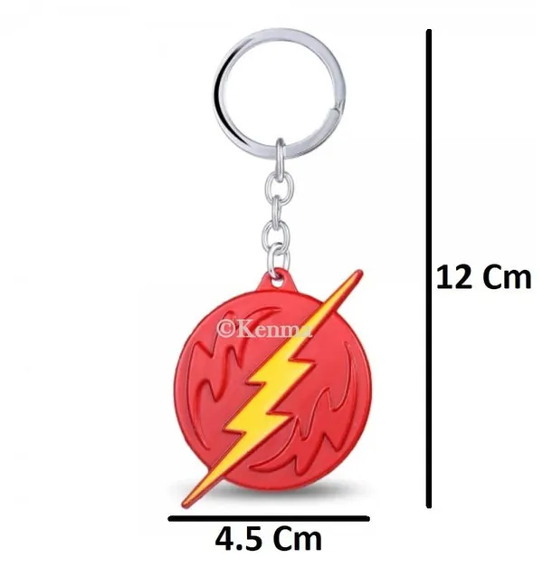 Flash_Logo_Superhero_Metal_Keychain