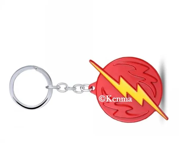 Flash_Logo_Superhero_Metal_Keychain