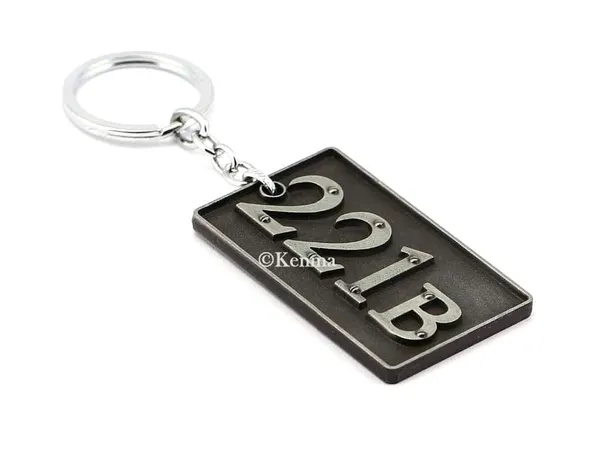 Sherlock_Holmes_221B_London_Address_Metal_Keychain