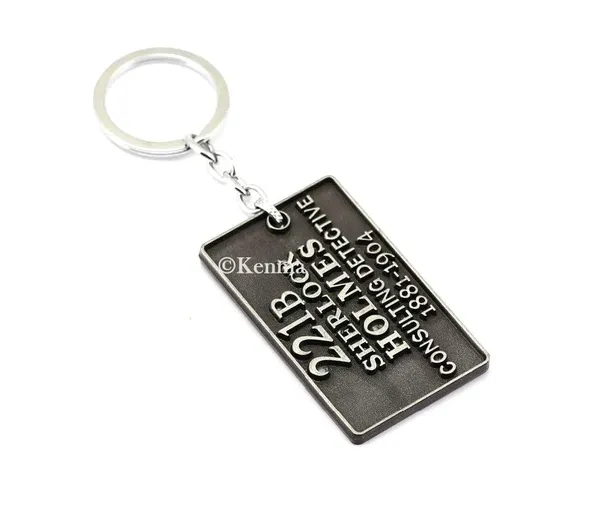 Sherlock_Holmes_221B_London_Address_Metal_Keychain
