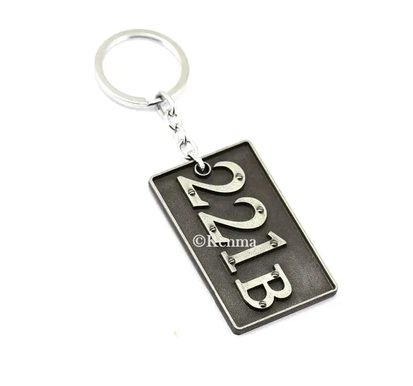 Sherlock_Holmes_221B_London_Address_Metal_Keychain
