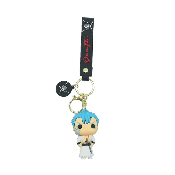 Anime_Bleach_Grimmjow_Silicon_Keychain_With_Lanyard