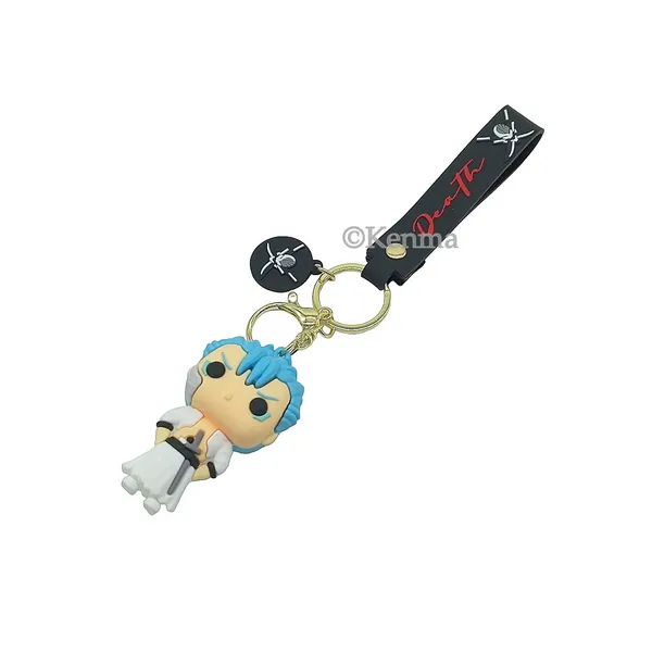 Anime_Bleach_Grimmjow_Silicon_Keychain_With_Lanyard