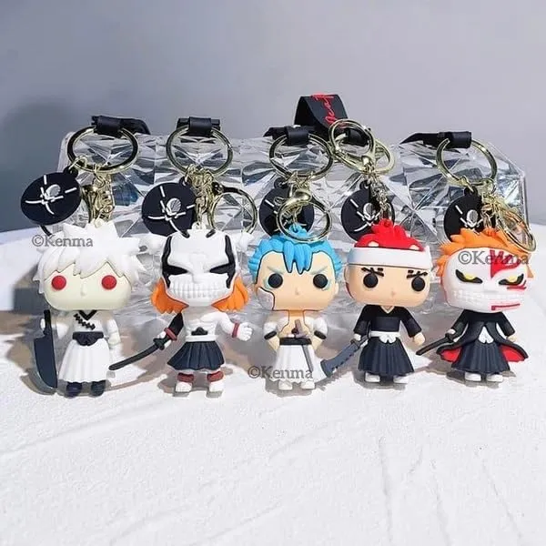 Anime_Bleach_Hollow_Ichigo_Silicone_Keychain_With_Lanyard