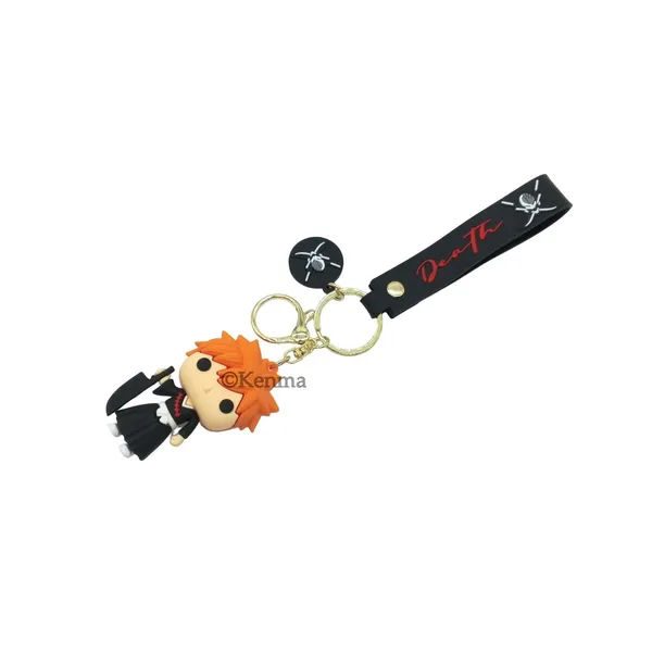 Anime_Bleach_Ichigo_Kurasaki_Model_A_Silicone_Keychain_With_Lanyard