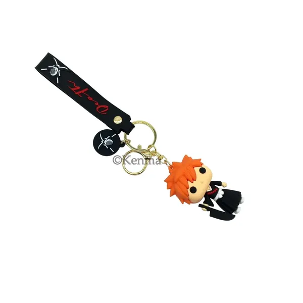 Anime_Bleach_Ichigo_Kurasaki_Model_A_Silicone_Keychain_With_Lanyard
