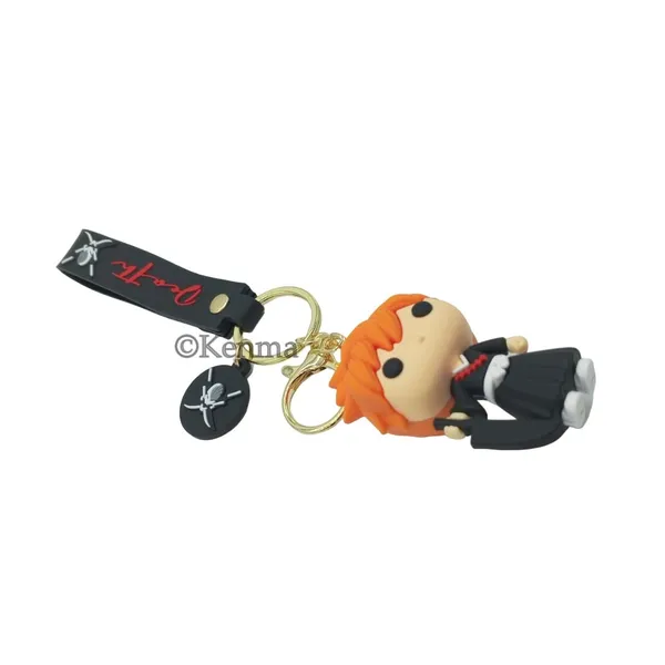 Anime_Bleach_Ichigo_Kurasaki_Model_A_Silicone_Keychain_With_Lanyard