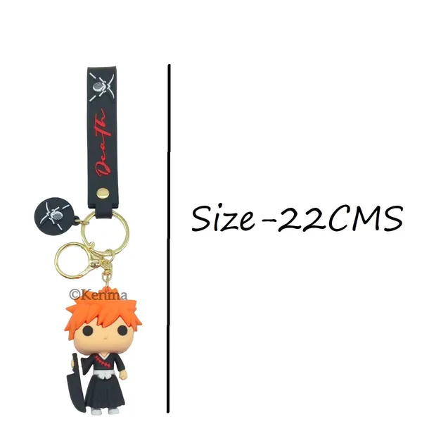Anime_Bleach_Ichigo_Kurasaki_Model_A_Silicone_Keychain_With_Lanyard