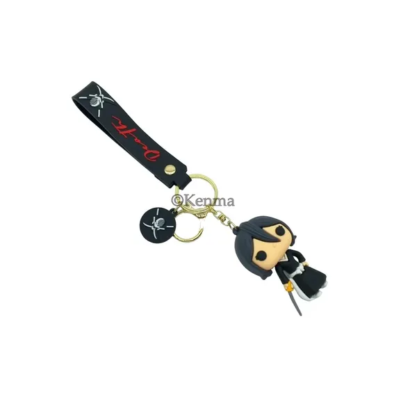 Anime_Bleach_Rukiha_Kuchiki_Silicone_Keychain_With_Lanyard