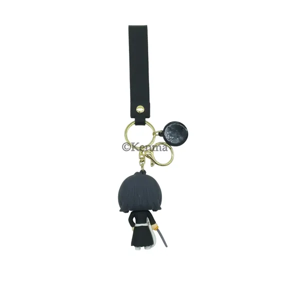 Anime_Bleach_Rukiha_Kuchiki_Silicone_Keychain_With_Lanyard
