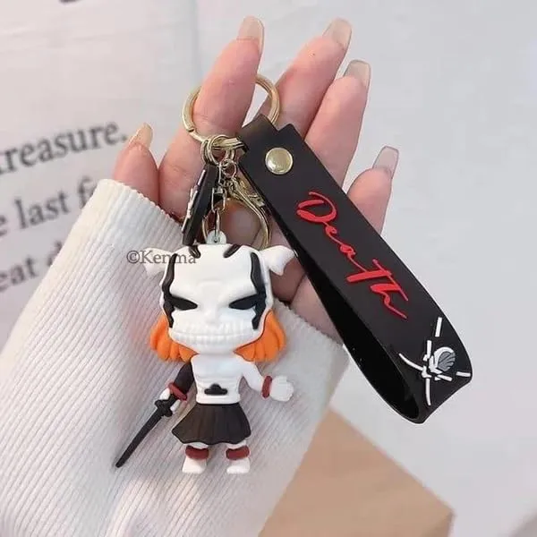 Anime_Bleach_Vasto_Lorde_Silicone_Keychain_With_Lanyard