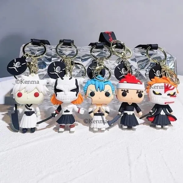 Anime_Bleach_Vasto_Lorde_Silicone_Keychain_With_Lanyard