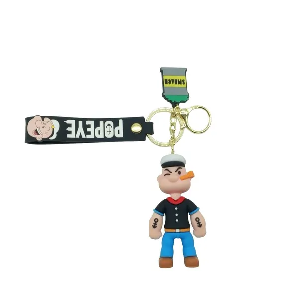 Silicone_Popeye_The_Sailor_Man_Keychain_With_Lanyard