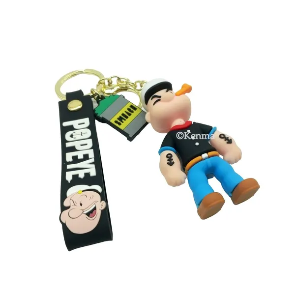 Silicone_Popeye_The_Sailor_Man_Keychain_With_Lanyard