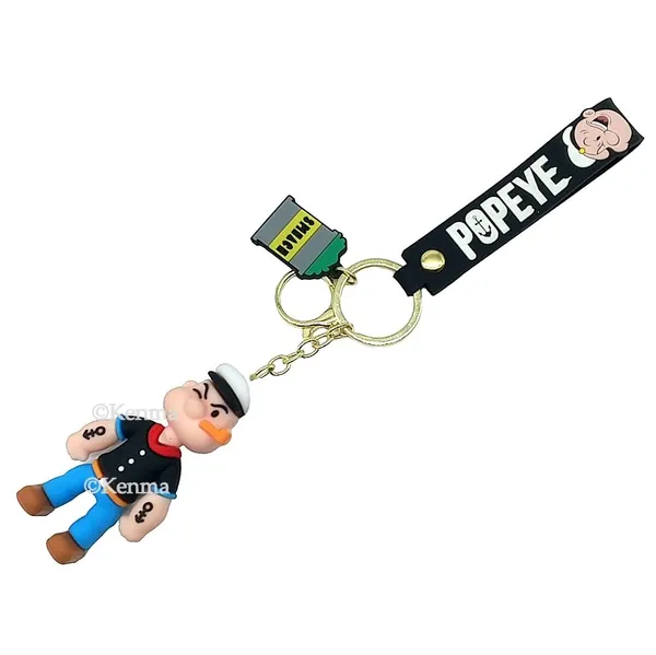 Silicone_Popeye_The_Sailor_Man_Keychain_With_Lanyard