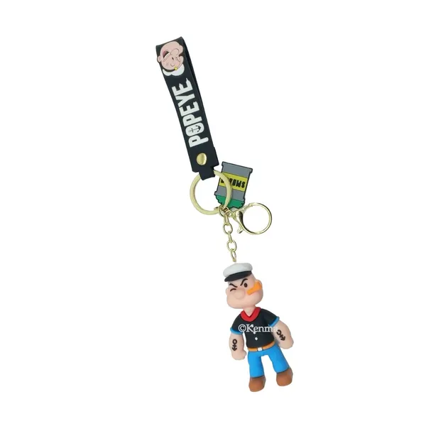 Silicone_Popeye_The_Sailor_Man_Keychain_With_Lanyard