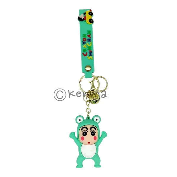 __3D_Crayon_Shinchan_Green_Model_1_With_Lanyard_Keychain_With_Charms_For_Keys,Bags_&_Birthday_Return_Gifts_For_Girls_Boys_Keyrings