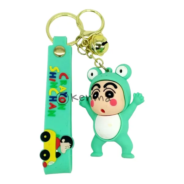 __3D_Crayon_Shinchan_Green_Model_1_With_Lanyard_Keychain_With_Charms_For_Keys,Bags_&_Birthday_Return_Gifts_For_Girls_Boys_Keyrings