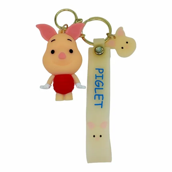 __3D_Cute_Piglet_Lanyard_Keychain_With_Charms_For_Keys,Bags_&_Birthday_Return_Gifts_For_Girls_Boys_Keyrings