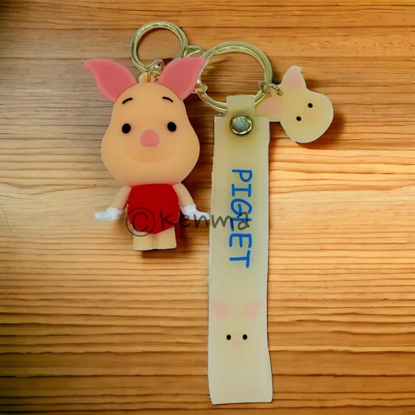 __3D_Cute_Piglet_Lanyard_Keychain_With_Charms_For_Keys,Bags_&_Birthday_Return_Gifts_For_Girls_Boys_Keyrings