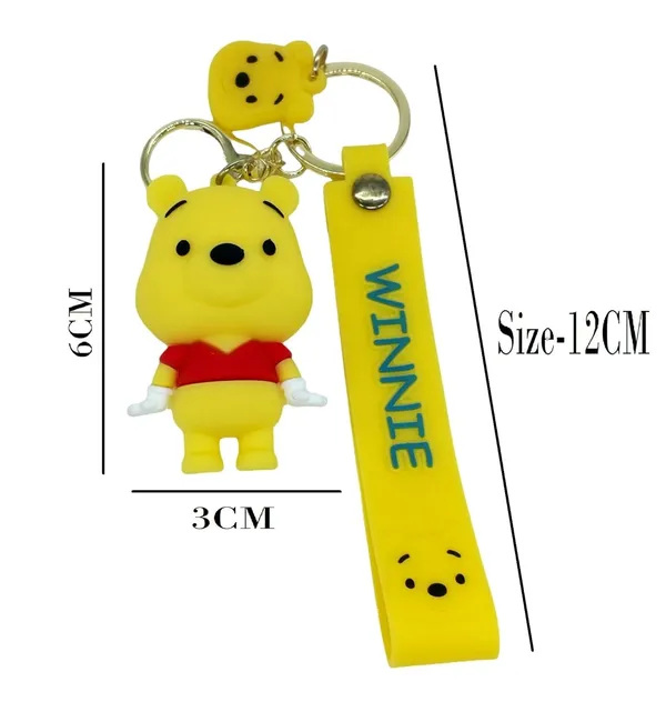 __3D_Cute_Winnie_The_Pooh_Lanyard_Keychain_With_Charms_For_Keys,Bags_&_Birthday_Return_Gifts_For_Girls_Boys_Keyrings