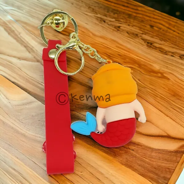 __3D_Cute_Shinchan_X_Mermaid_Lanyard_Keychain_With_Charms_For_Keys,Bags_&_Birthday_Return_Gifts_For_Girls_Boys_Keyrings