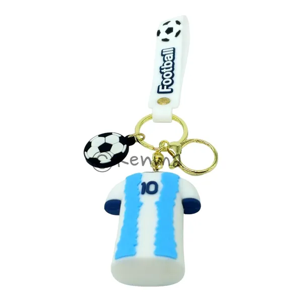 __Blue_&_White_Striped_Messi_Jersey_10_Number_3D_Lanyard_Keychain_With_Charms_For_Keys,Bags_&_Birthday_Return_Gifts_For_Girls_Boys_Keyrings