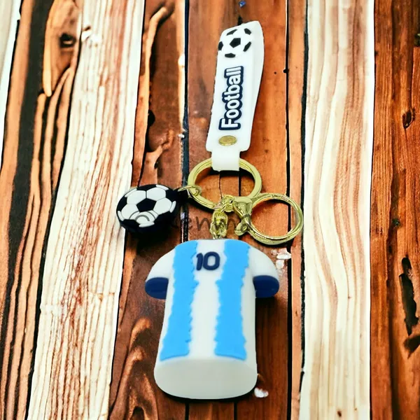 __Blue_&_White_Striped_Messi_Jersey_10_Number_3D_Lanyard_Keychain_With_Charms_For_Keys,Bags_&_Birthday_Return_Gifts_For_Girls_Boys_Keyrings