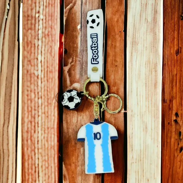 __Blue_&_White_Striped_Messi_Jersey_10_Number_3D_Lanyard_Keychain_With_Charms_For_Keys,Bags_&_Birthday_Return_Gifts_For_Girls_Boys_Keyrings