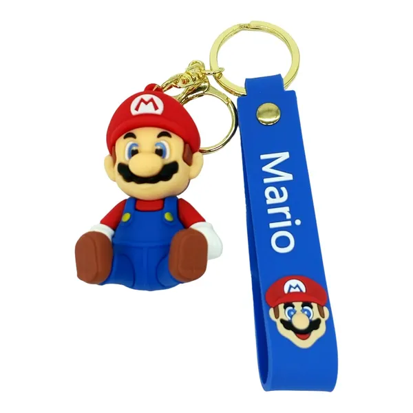 __Cute_3D_Super_Mario_Sitting_Brother_Red_&_Blue_Lanyard_Keychain_With_Charms_For_Keys,Bags_&_Birthday_Return_Gifts_Model_5