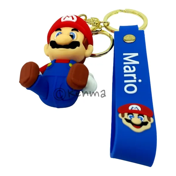 __Cute_3D_Super_Mario_Sitting_Brother_Red_&_Blue_Lanyard_Keychain_With_Charms_For_Keys,Bags_&_Birthday_Return_Gifts_Model_5
