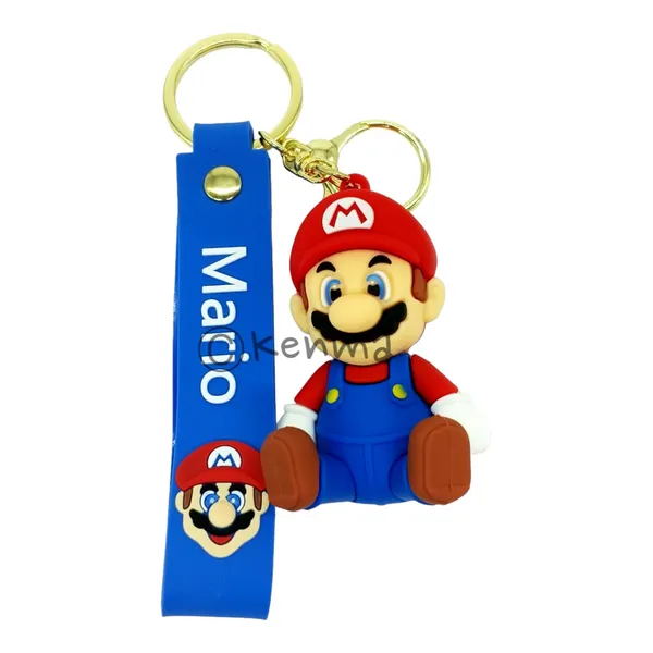 __Cute_3D_Super_Mario_Sitting_Brother_Red_&_Blue_Lanyard_Keychain_With_Charms_For_Keys,Bags_&_Birthday_Return_Gifts_Model_5