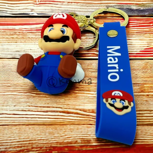 __Cute_3D_Super_Mario_Sitting_Brother_Red_&_Blue_Lanyard_Keychain_With_Charms_For_Keys,Bags_&_Birthday_Return_Gifts_Model_5