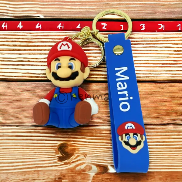 __Cute_3D_Super_Mario_Sitting_Brother_Red_&_Blue_Lanyard_Keychain_With_Charms_For_Keys,Bags_&_Birthday_Return_Gifts_Model_5