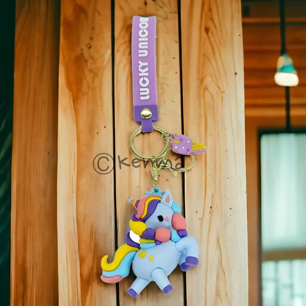__Cute_Blue_Unicorn_Lanyard_Keychain_With_Charms_For_Keys,Bags_&_Birthday_Return_Gifts_For_Girls_Boys_Keyrings_Model_2