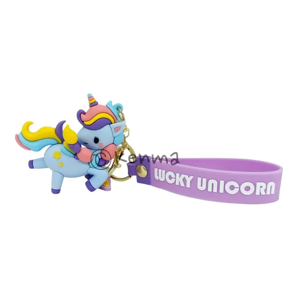 __Cute_Blue_Unicorn_Lanyard_Keychain_With_Charms_For_Keys,Bags_&_Birthday_Return_Gifts_For_Girls_Boys_Keyrings_Model_2