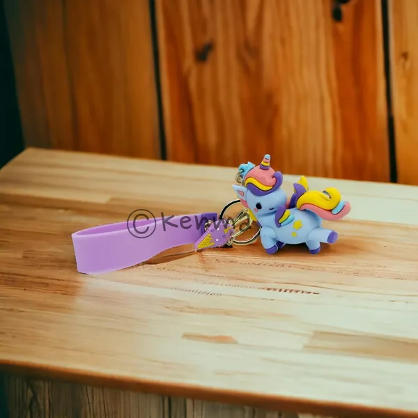 __Cute_Blue_Unicorn_Lanyard_Keychain_With_Charms_For_Keys,Bags_&_Birthday_Return_Gifts_For_Girls_Boys_Keyrings_Model_2