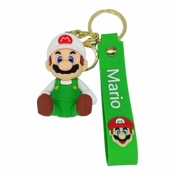 __Cute_Sitting_Green_Mario_3D_Lanyard_Keychain_With_Charms_For_Keys,Bags_&_Birthday_Return_Gifts_For_Girls_Boys_Keyrings_Model_7
