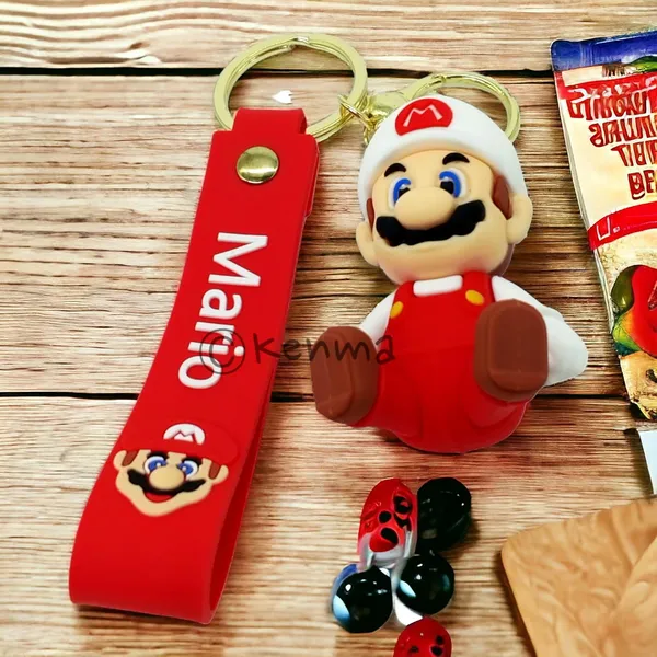 __Cute_Sitting_Red_Mario_3D_Lanyard_Keychain_With_Charms_For_Keys,Bags_&_Birthday_Return_Gifts_For_Girls_Boys_Keyrings_Model_8