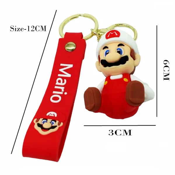 __Cute_Sitting_Red_Mario_3D_Lanyard_Keychain_With_Charms_For_Keys,Bags_&_Birthday_Return_Gifts_For_Girls_Boys_Keyrings_Model_8
