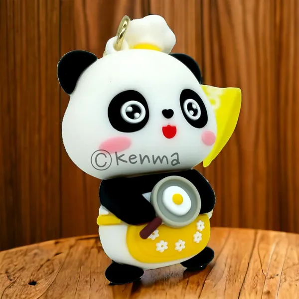 __Cute_Yellow_Panda_Cooking_Chef_3D_Lanyard_Keychain_With_Charms_For_Keys,Bags_&_Birthday_Return_Gifts_For_Girls_Boys_Keyrings