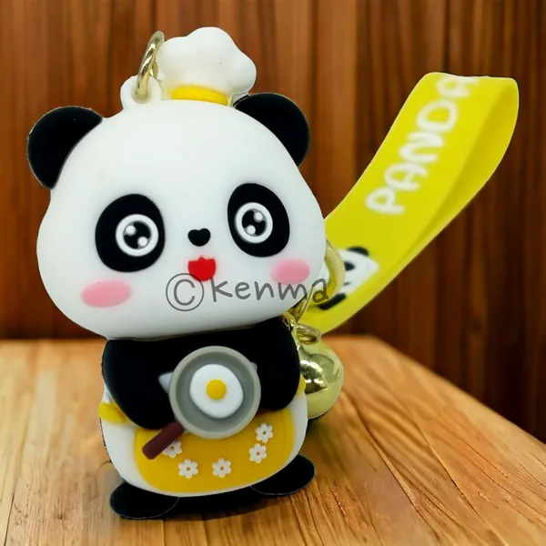 __Cute_Yellow_Panda_Cooking_Chef_3D_Lanyard_Keychain_With_Charms_For_Keys,Bags_&_Birthday_Return_Gifts_For_Girls_Boys_Keyrings