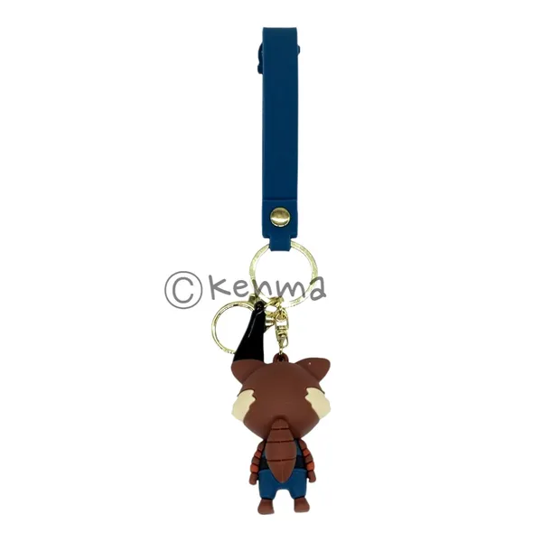 __3D_Cute_Brown_Colour_Rocket_Lanyard_Keychain_With_Charms_For_Keys,Bags_&_Birthday_Return_Gifts_For_Girls_Boys_Keyrings