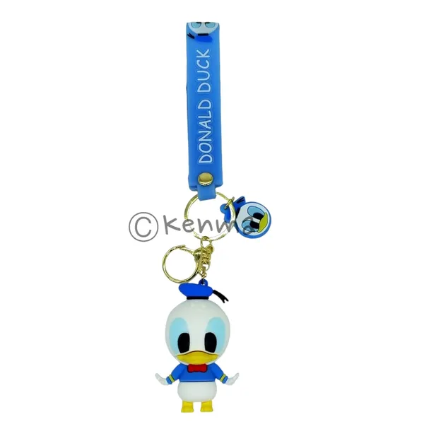 __3D_Donald_Duck_With_Lanyard_Keychain_With_Charms_For_Keys,Bags_&_Birthday_Return_Gifts_For_Girls_Boys_Keyrings