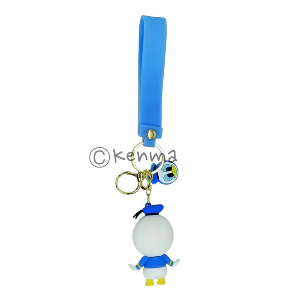 __3D_Donald_Duck_With_Lanyard_Keychain_With_Charms_For_Keys,Bags_&_Birthday_Return_Gifts_For_Girls_Boys_Keyrings