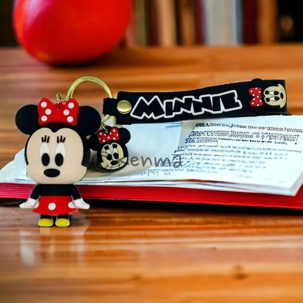 __3D_Minnie_Mouse_Lanyard_Keychain_With_Charms_For_Keys,Bags_&_Birthday_Return_Gifts_For_Girls_Boys_Keyrings