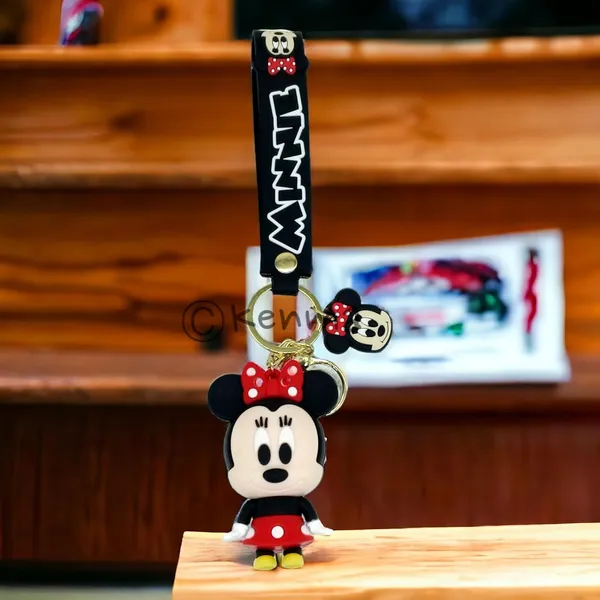 __3D_Minnie_Mouse_Lanyard_Keychain_With_Charms_For_Keys,Bags_&_Birthday_Return_Gifts_For_Girls_Boys_Keyrings