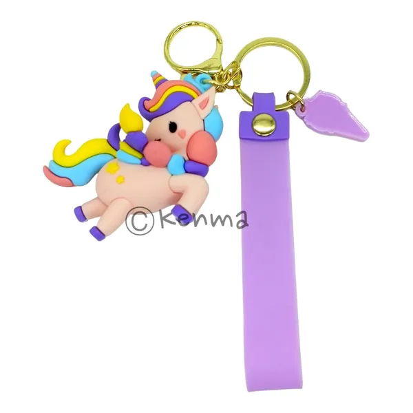 __3D_Pink_Unicorn_Lanyard_Keychain_With_Charms_For_Keys,Bags_&_Birthday_Return_Gifts_For_Girls_Boys_Keyrings