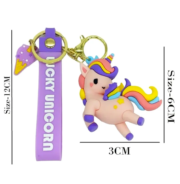 __3D_Pink_Unicorn_Lanyard_Keychain_With_Charms_For_Keys,Bags_&_Birthday_Return_Gifts_For_Girls_Boys_Keyrings