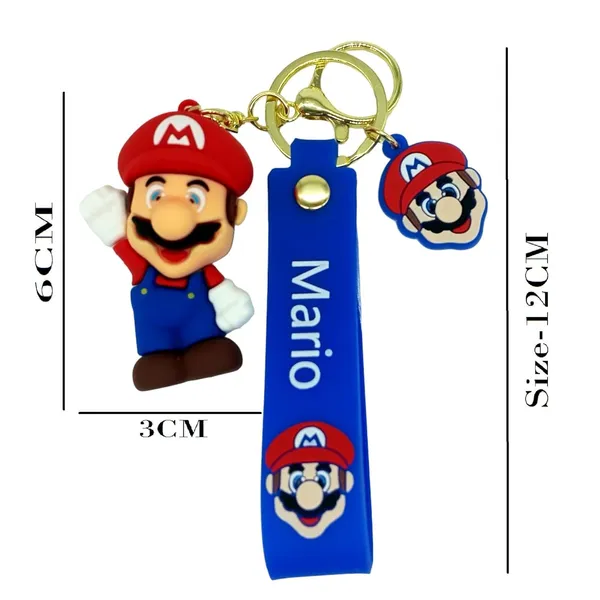 __Cute_Red_Mario_Standie_3D_Lanyard_Keychain_With_Charms_For_Keys,Bags_&_Birthday_Return_Gifts_For_Girls_Boys_Keyrings